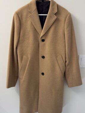 J.Crew Ludlow Topcoat in Wool-Cashmere. Size 36/S. Color Vintage Camel